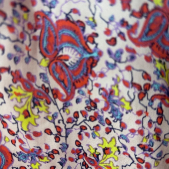 EUC Anthropologie Romper Nightie S Coral Floral - Picture 7 of 11